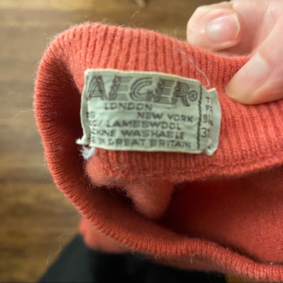 Vintage jaeger wool mockneck sweater - Picture 4 of 5